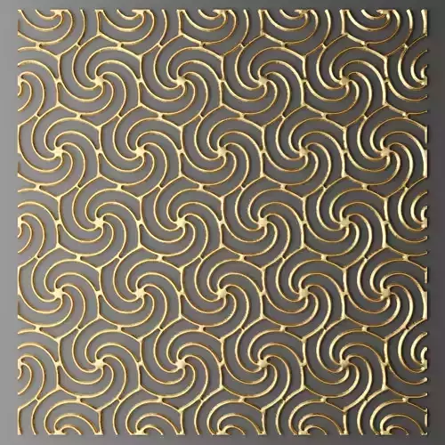 Panel lattice grille 3D 33