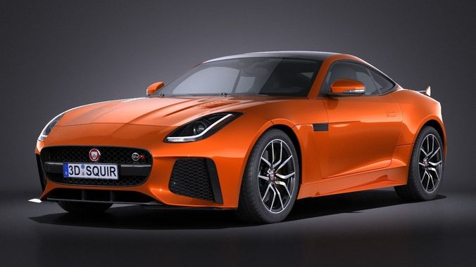 Jaguar F-Type SVR Coupe 2017 3D model