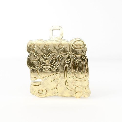 Mayan pendant S 3D print model