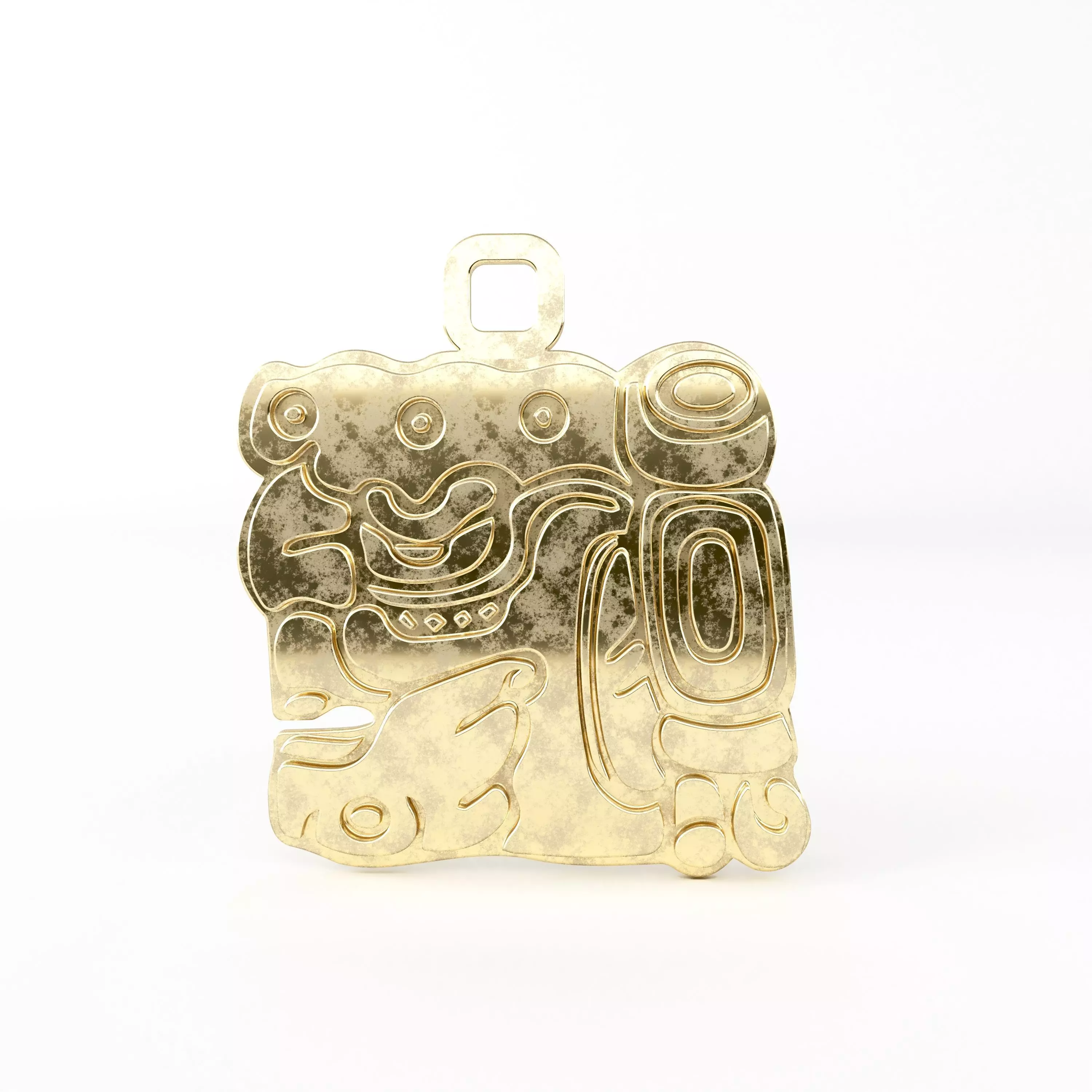 Mayan pendant S 3D print model
