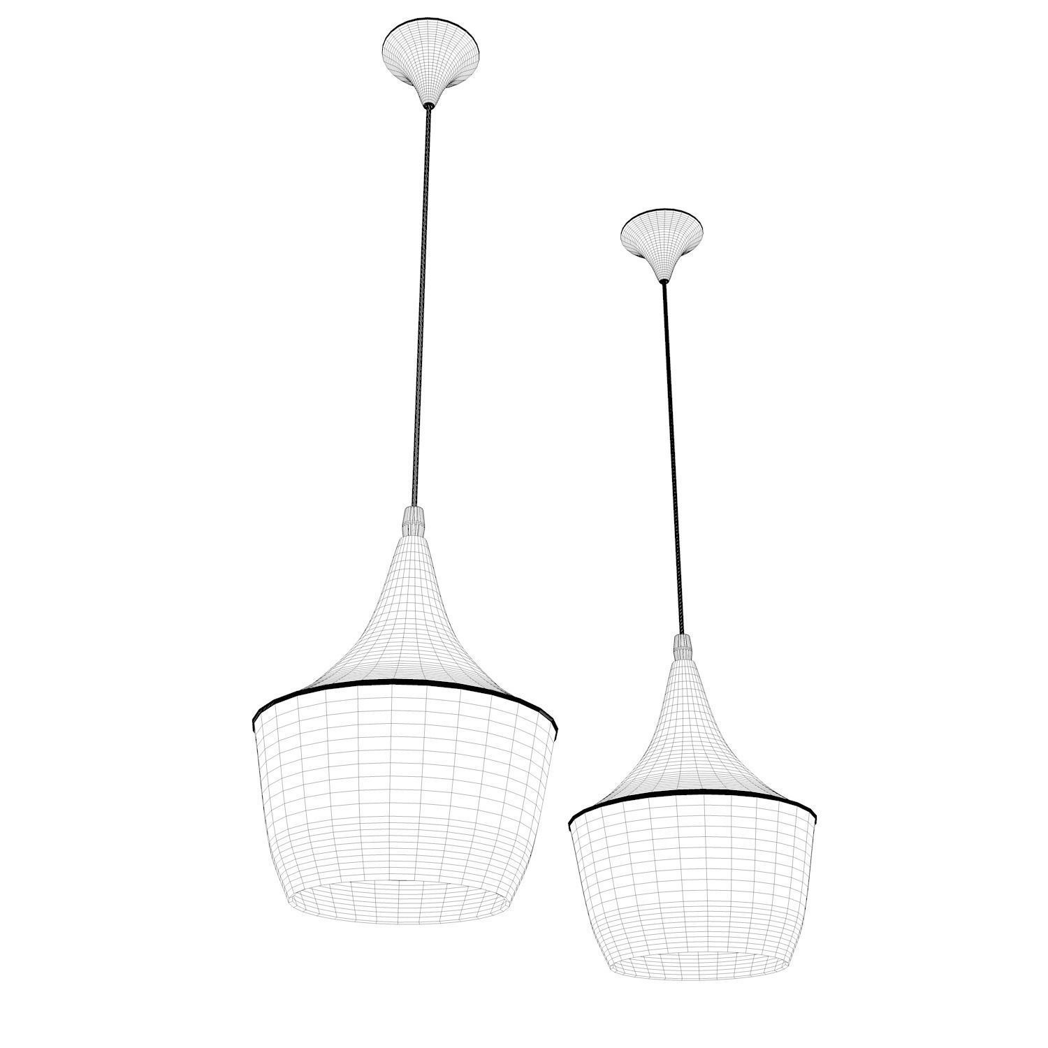 Dixonette ceiling lamp 3D model_5