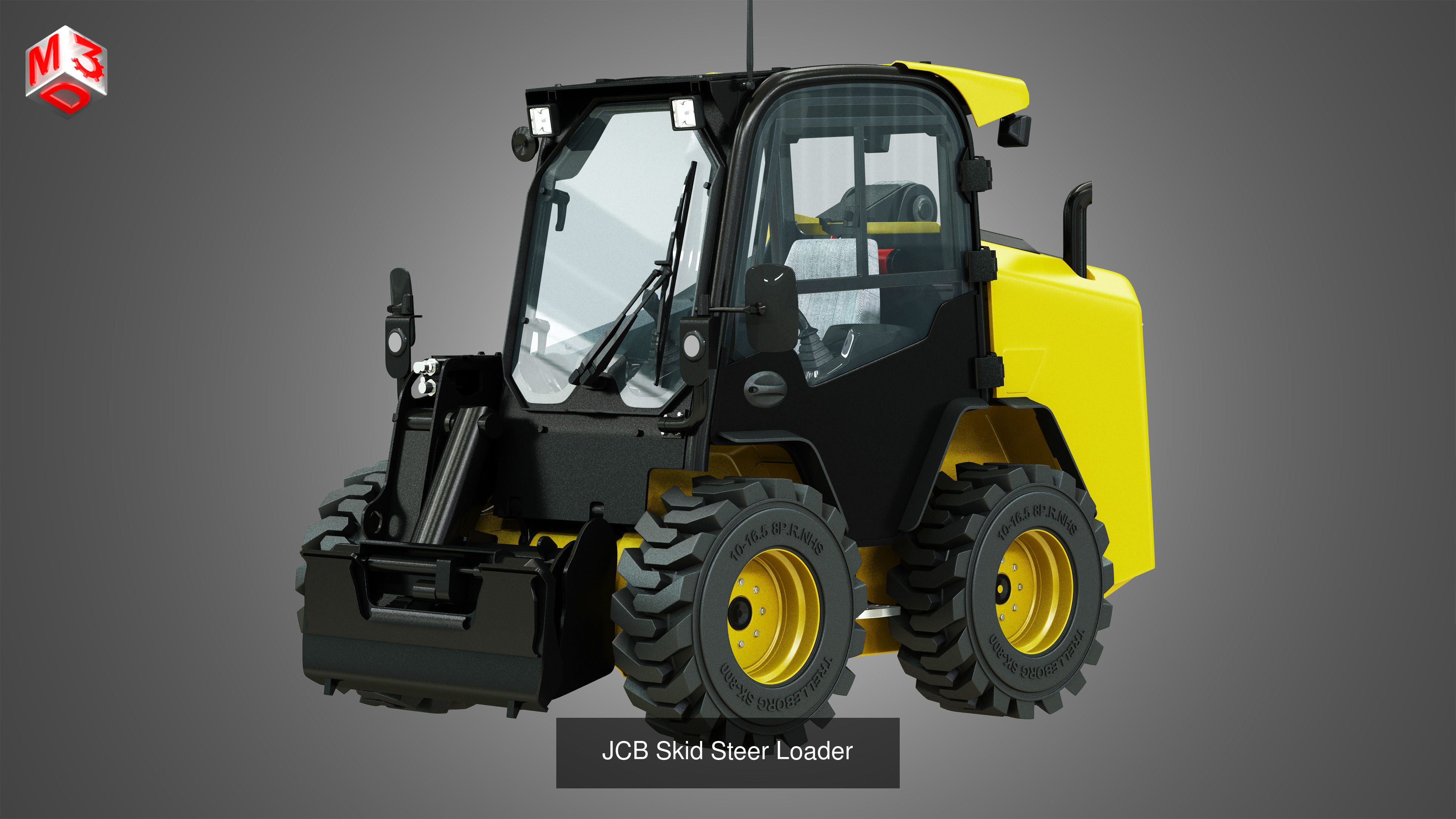 JCB Skid Steer Loader 325T and 260 3D Model Collection_2