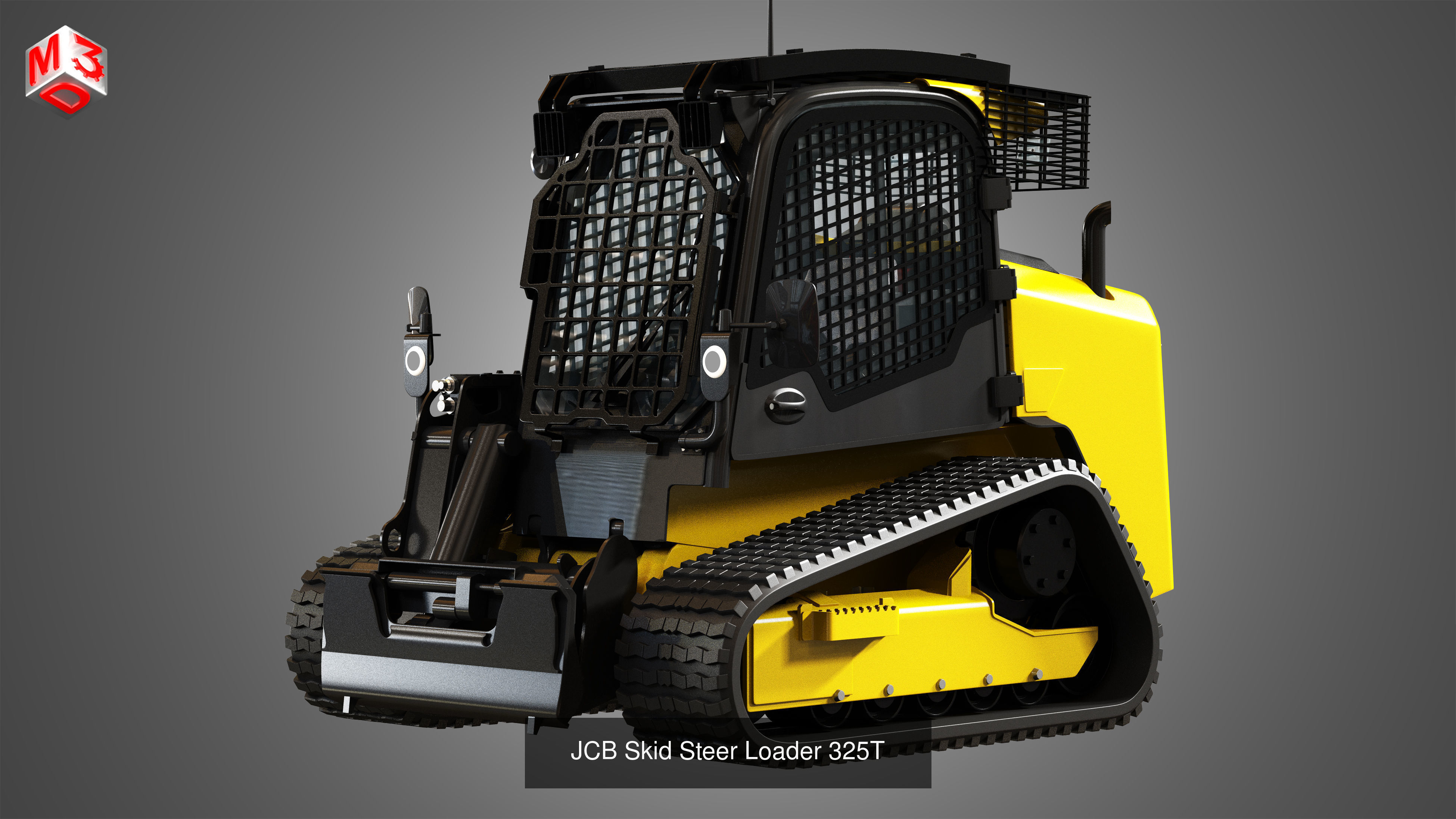 JCB Skid Steer Loader 325T and 260 3D Model Collection_3