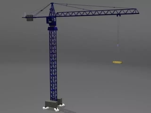 Tower Crane 3D model