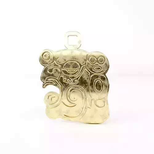 Mayan pendant Z 3D print model