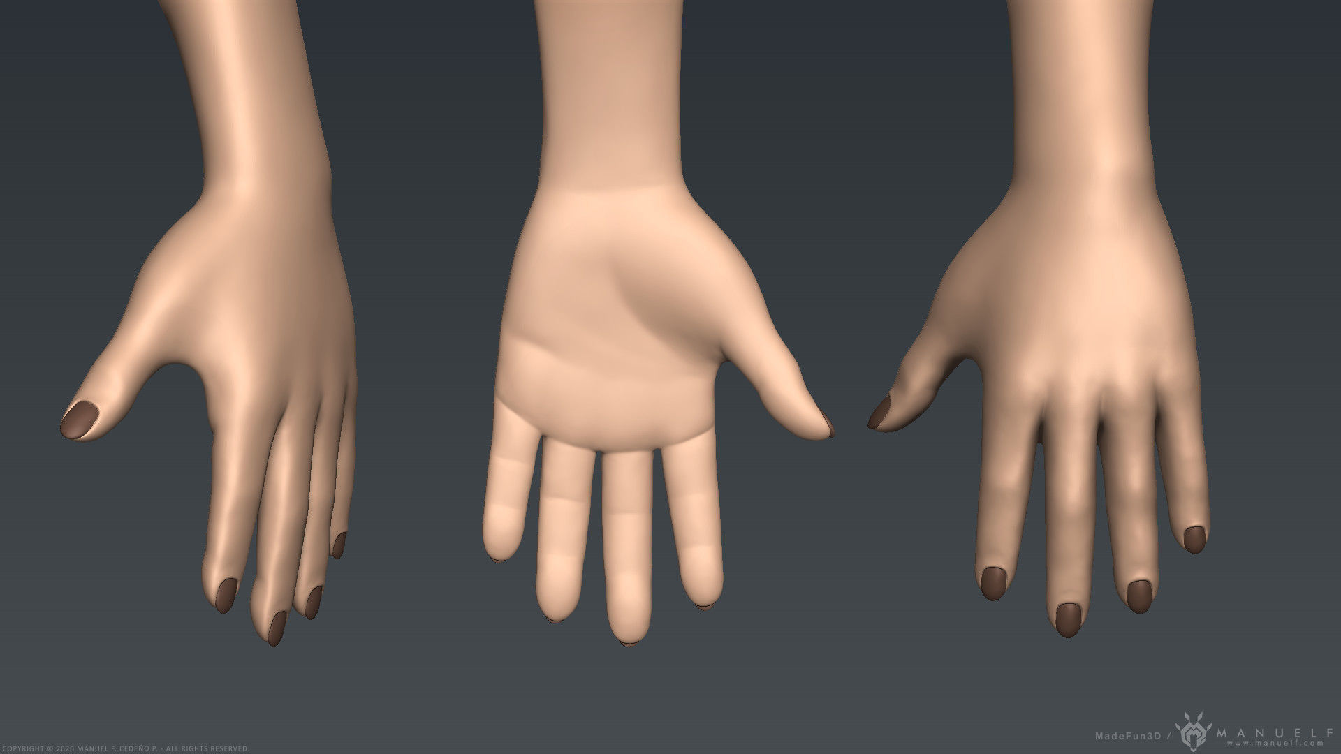 Furry Horse Girl 3D model_26