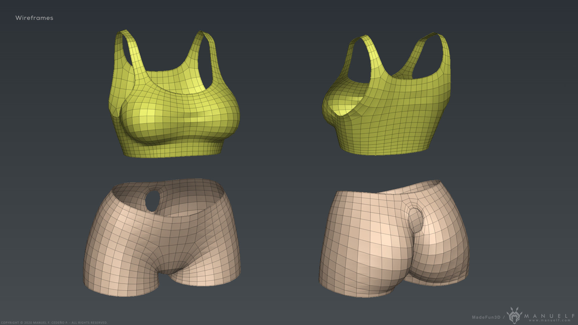 Furry Horse Girl 3D model_39