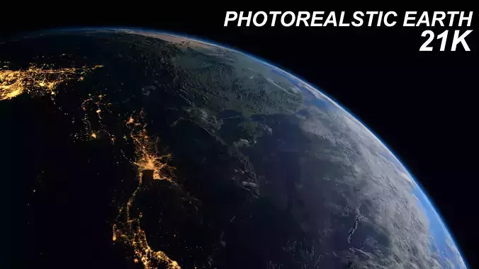 Earth 21K 3D model