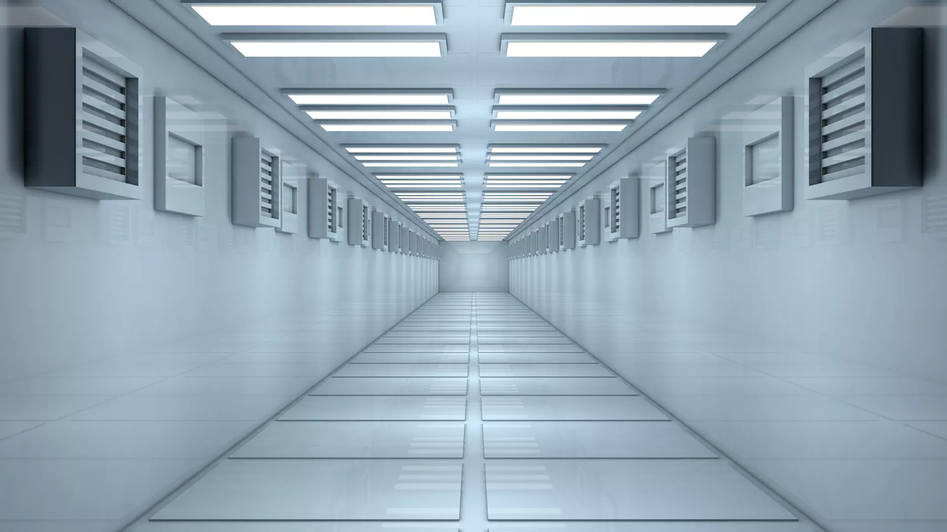 3D model Sci Fi Corridor VR / AR / low-poly | CGTrader