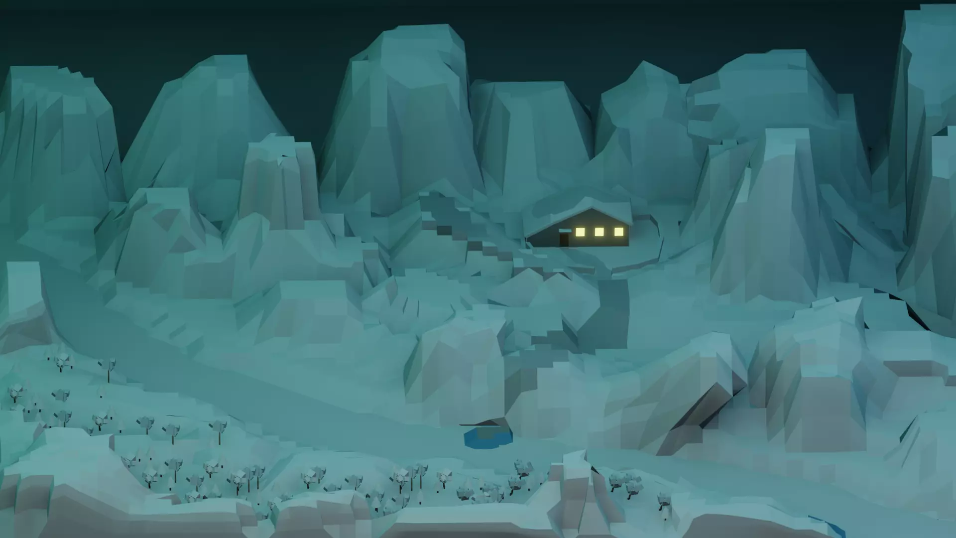 North Antarctica Free low-poly 3D model