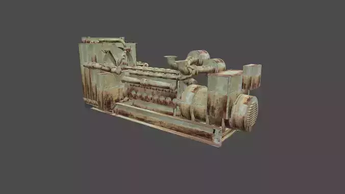 Diesel power plant  3D model