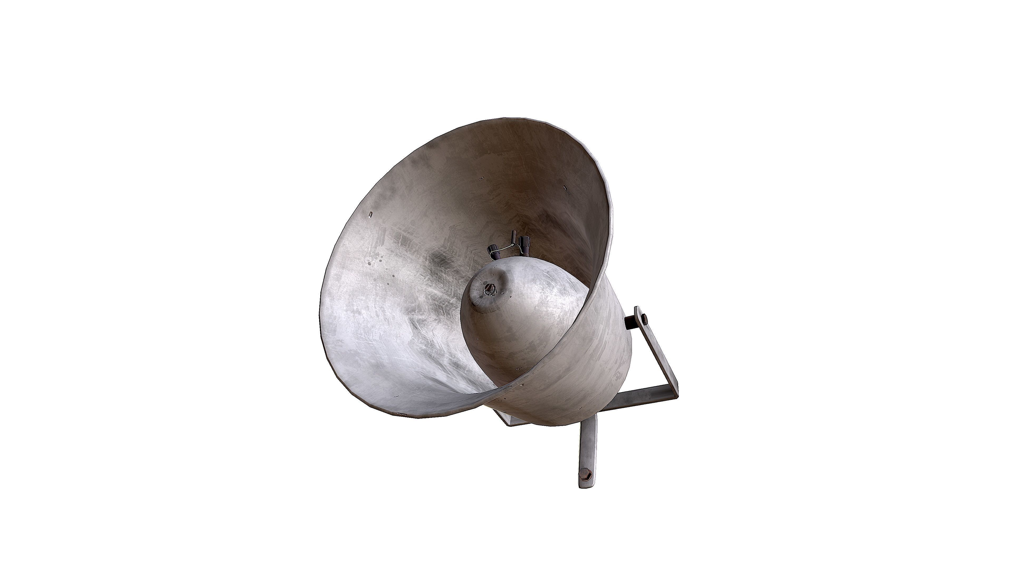 Outdoor speaker  Low-poly 3D model_20