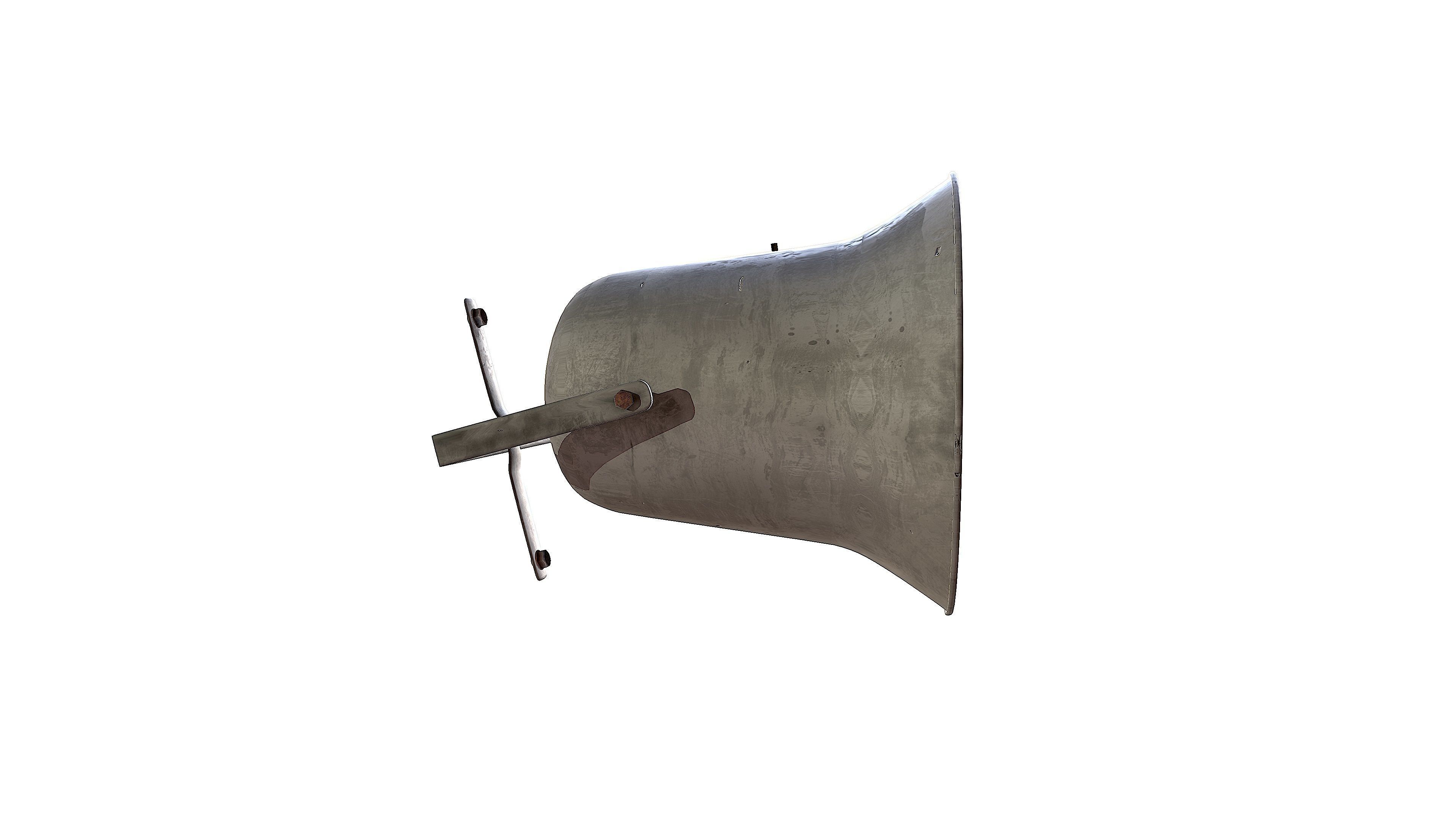 Outdoor speaker  Low-poly 3D model_22