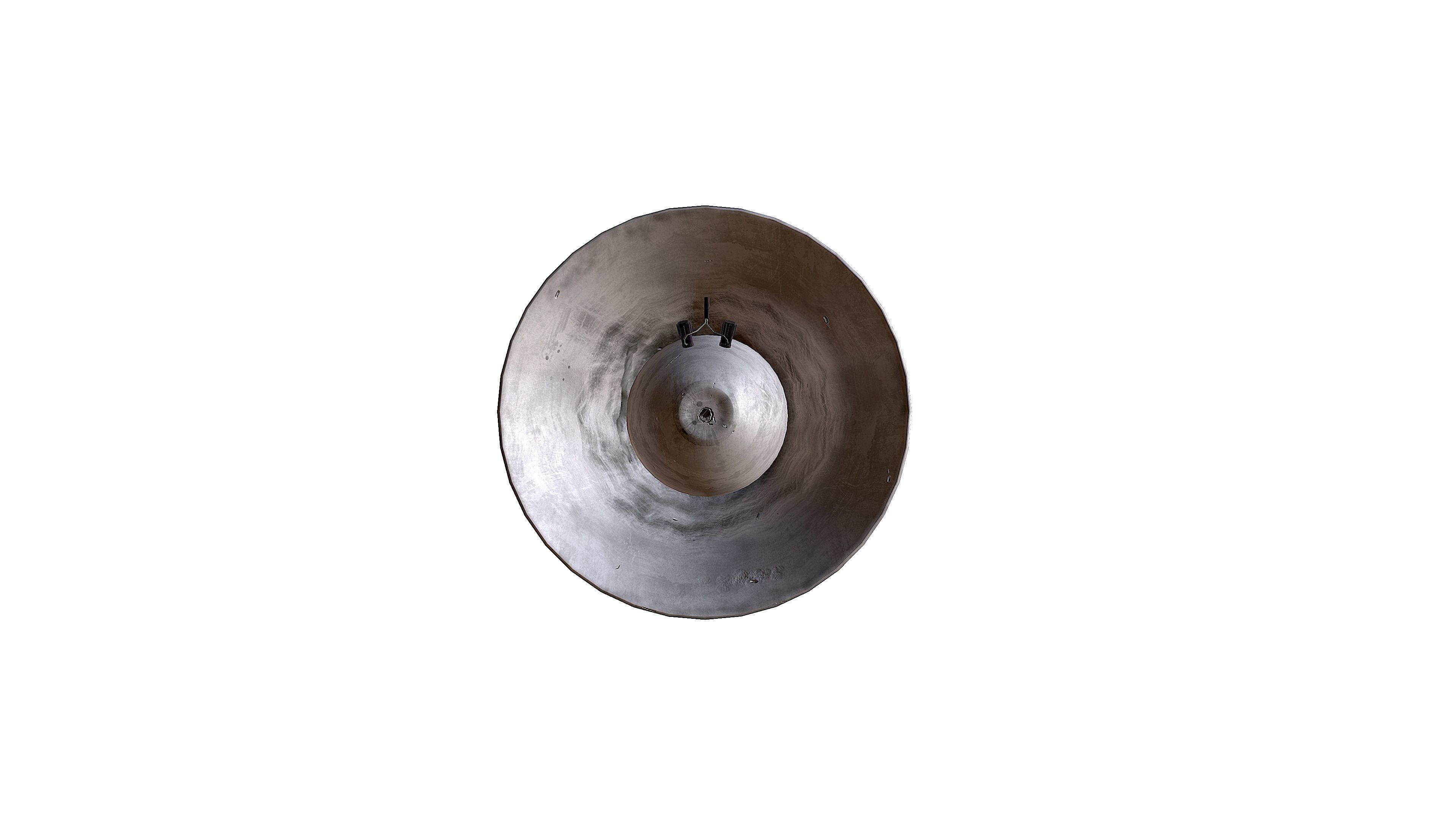 Outdoor speaker  Low-poly 3D model_14