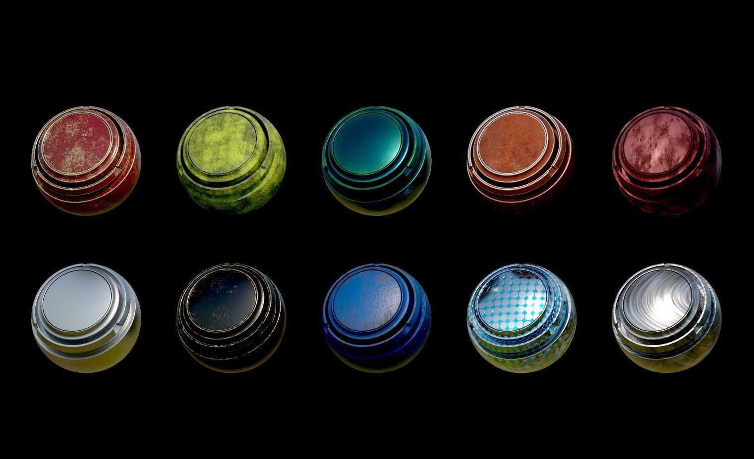 Substance Painter Smart Material 10pcs Texture_10