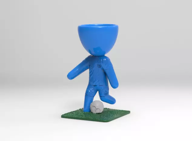 maceta diego armando maradona 10  3D print model_0