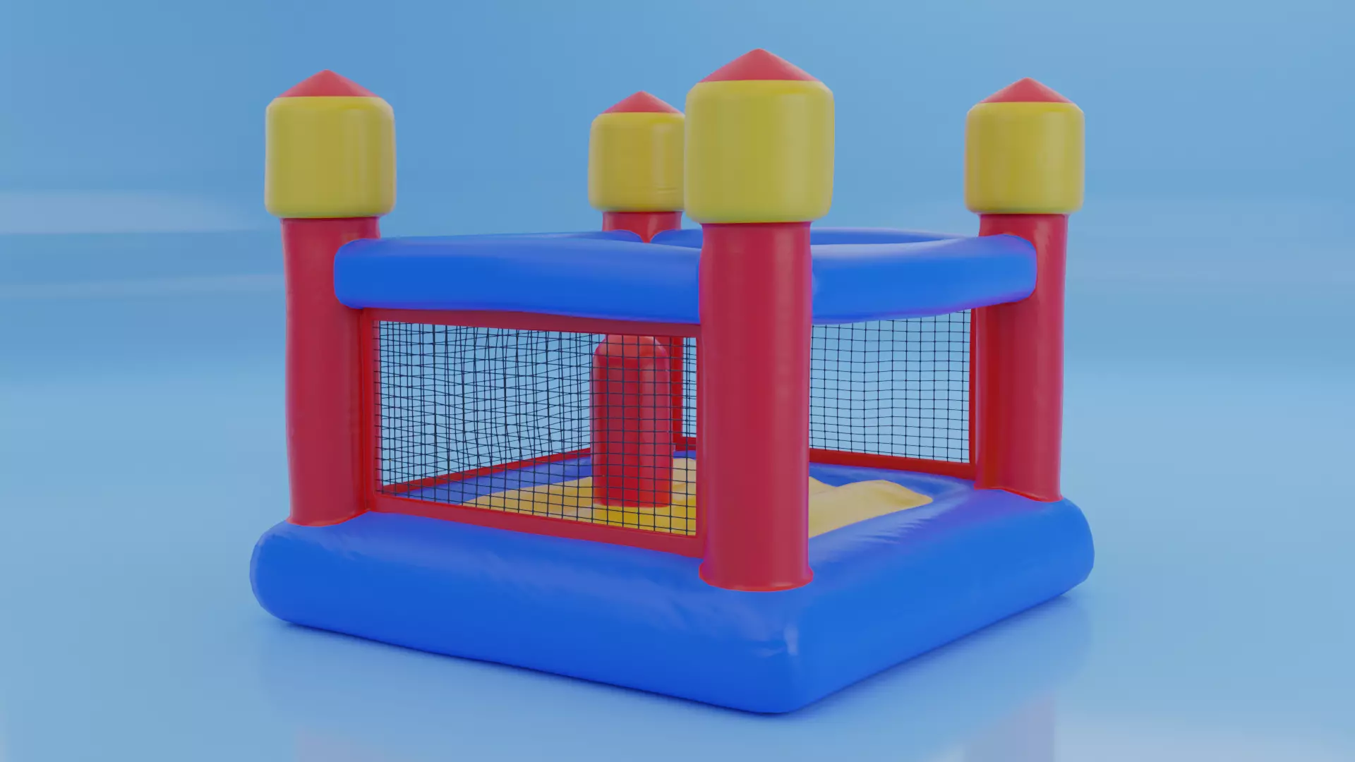 Inflatable family fun gladiator 3D model