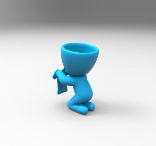 maceta diego armando maradona 10  3D print model_2