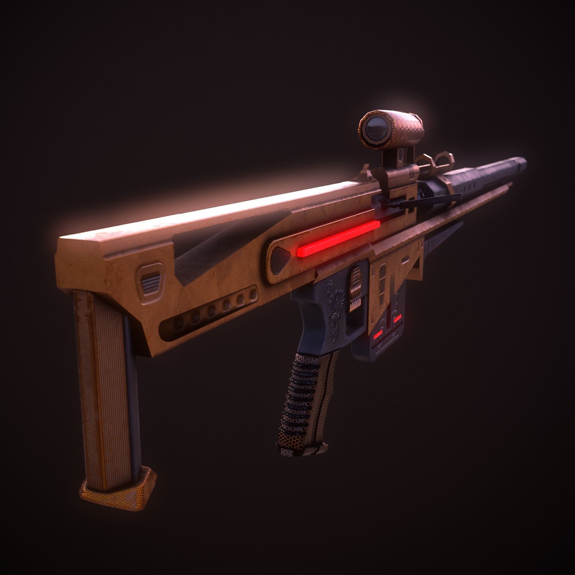 Sci Fi Neo Inc 1  Low-poly 3D model_9