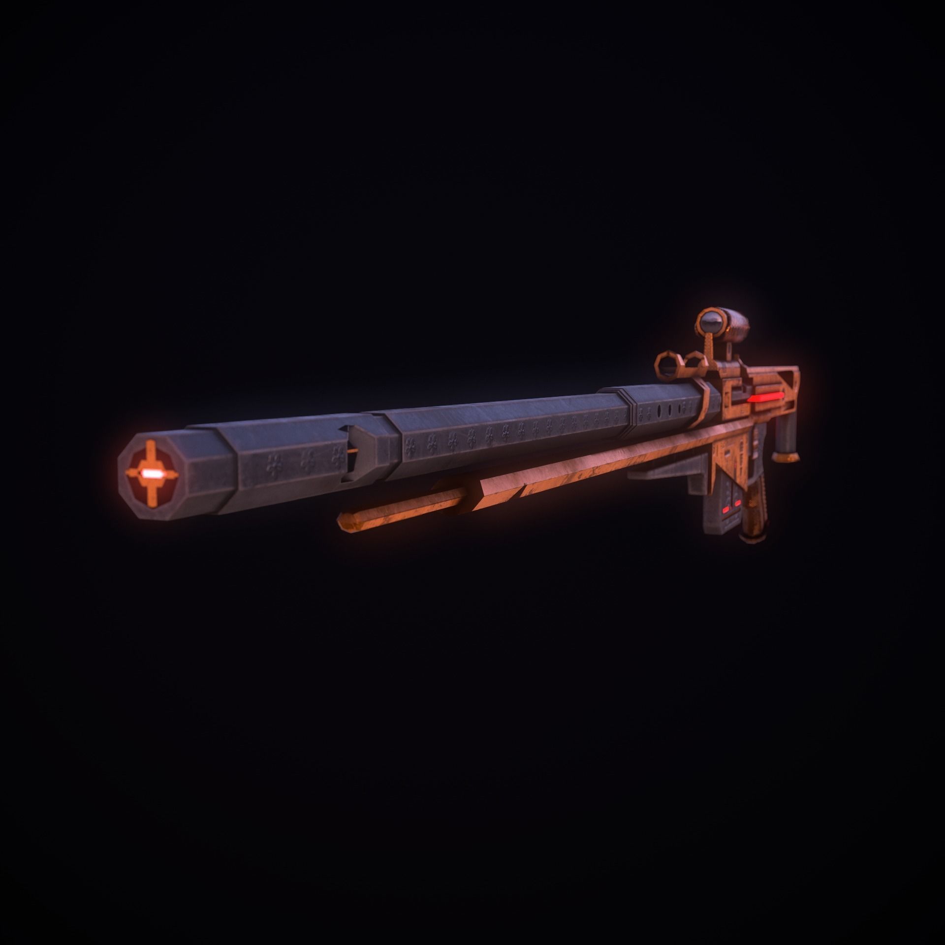 Sci Fi Neo Inc 1  Low-poly 3D model_2