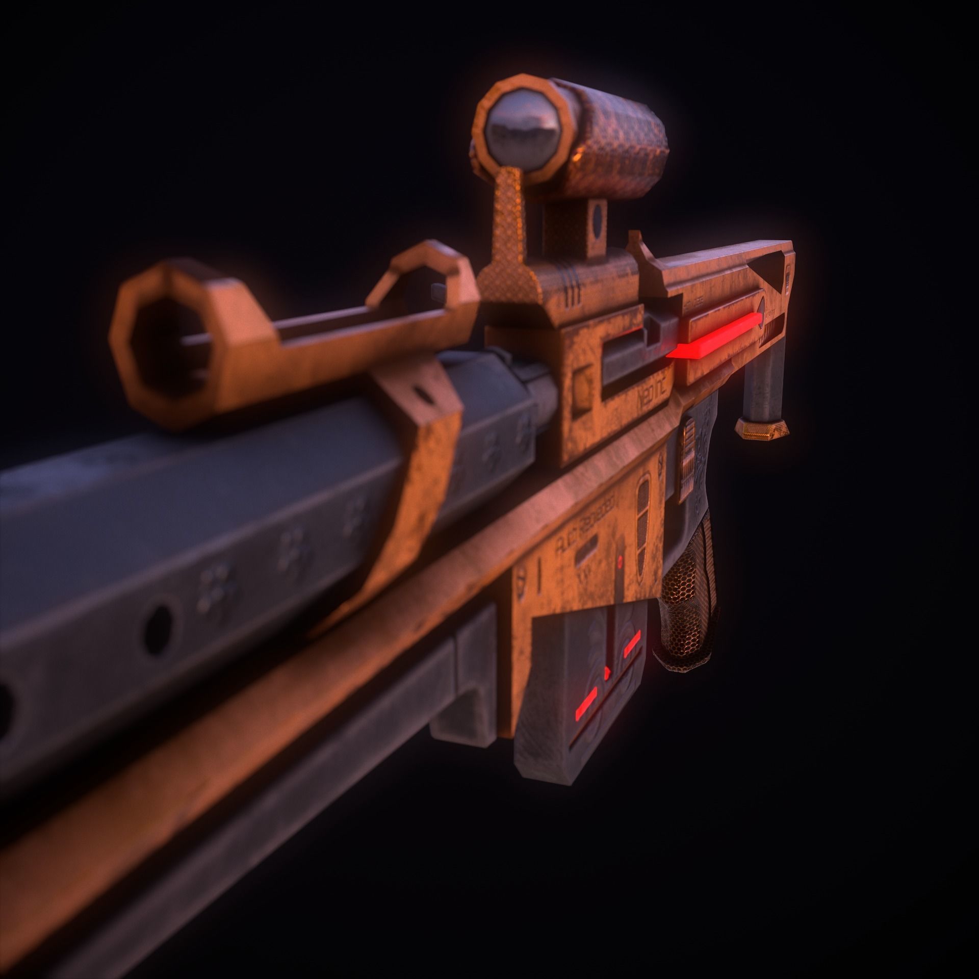 Sci Fi Neo Inc 1  Low-poly 3D model_6