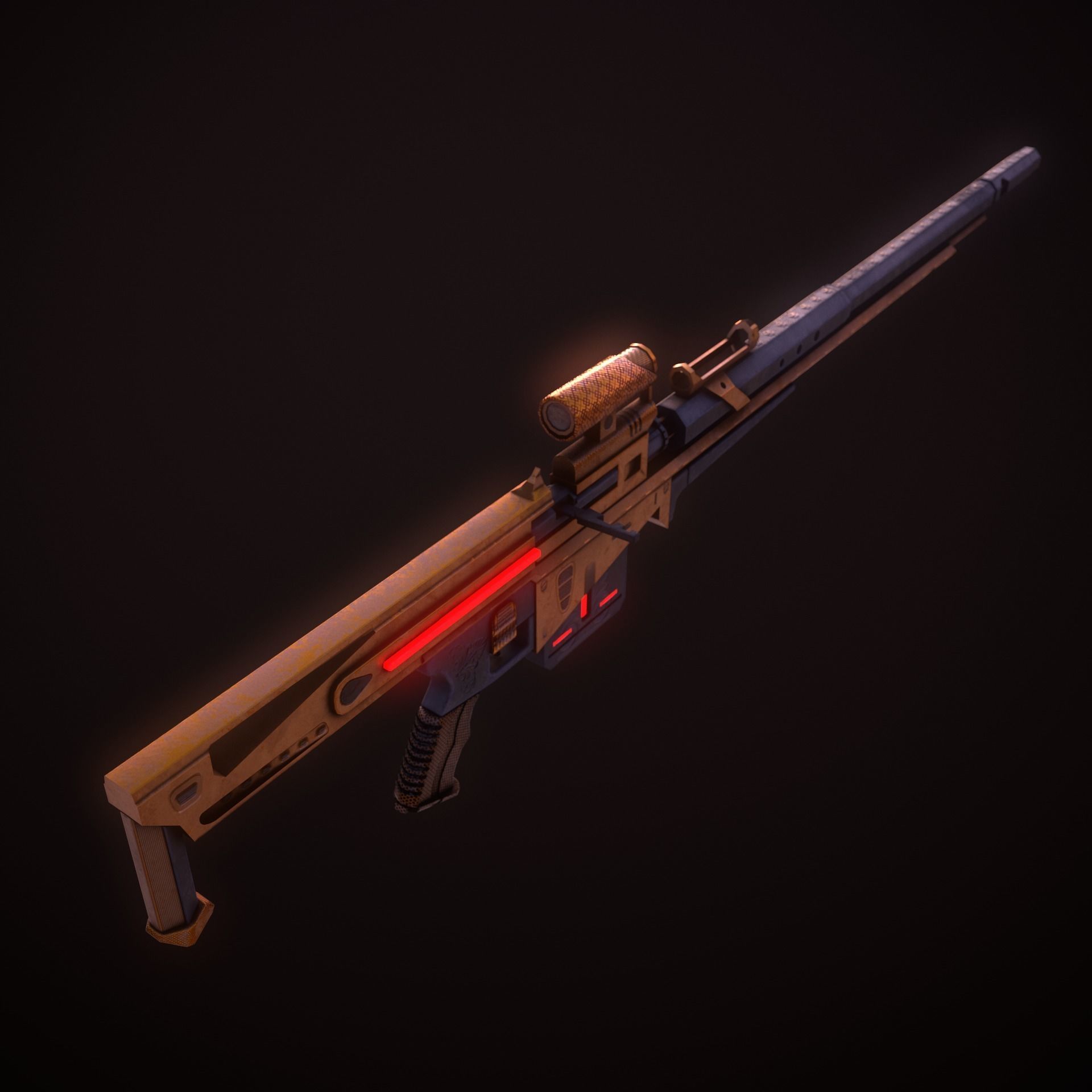 Sci Fi Neo Inc 1  Low-poly 3D model_4