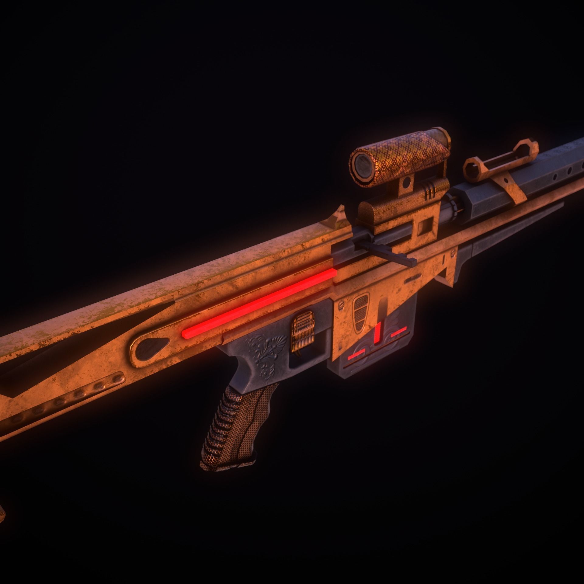 Sci Fi Neo Inc 1  Low-poly 3D model_12