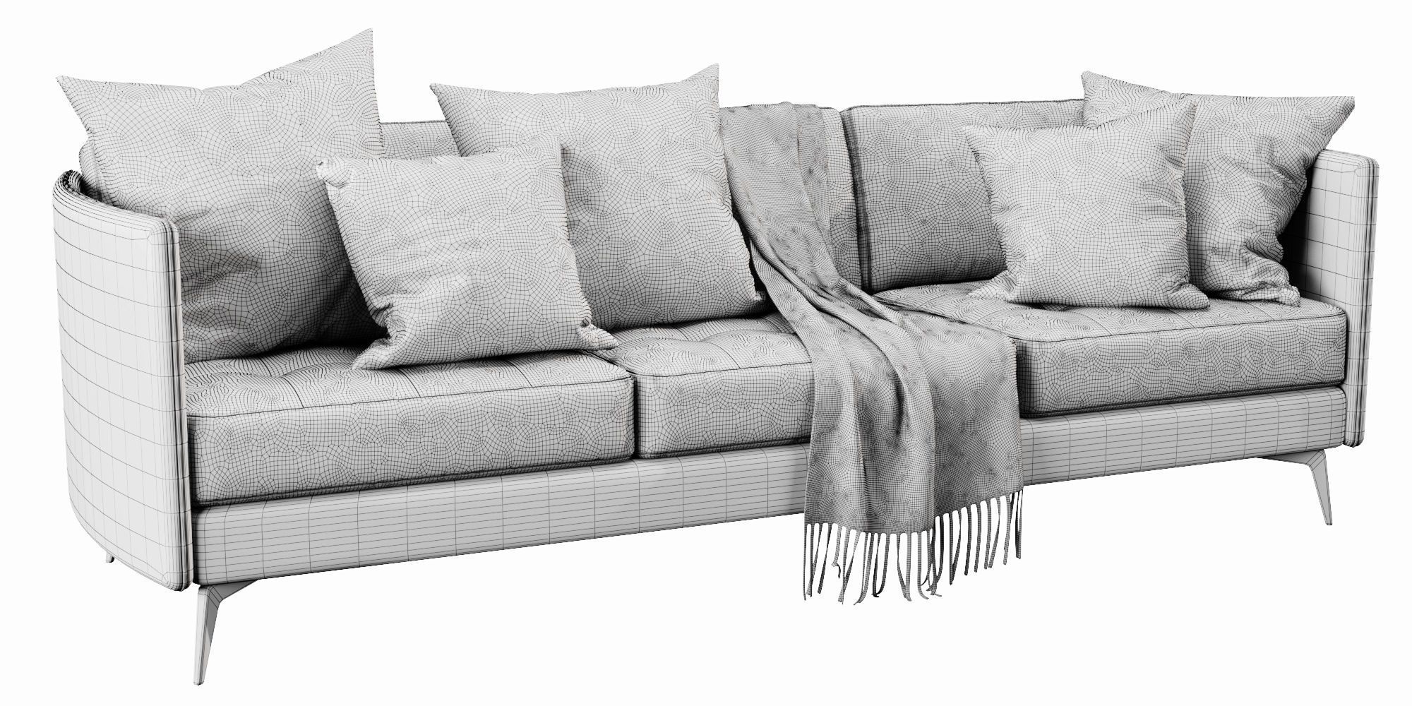 Boconcept osaka 3 seater 3D model_12