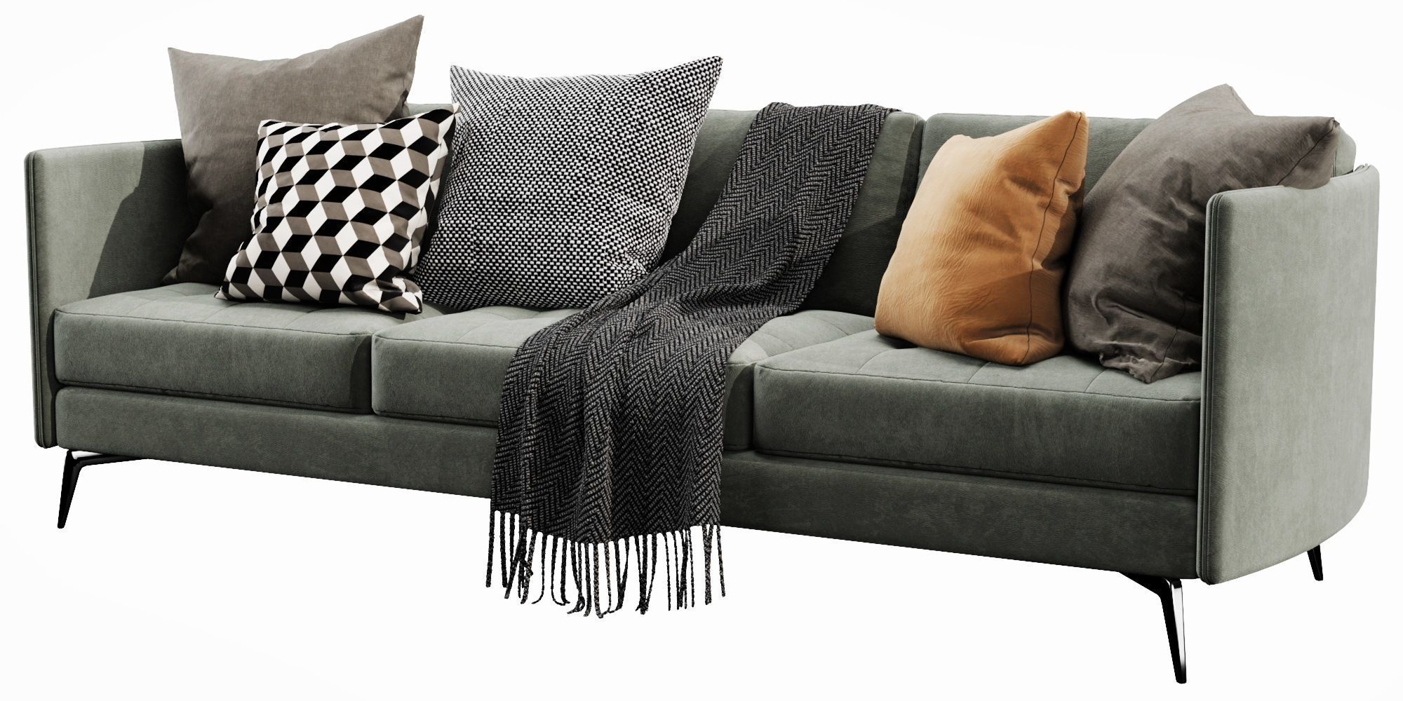 Boconcept osaka 3 seater 3D model_6