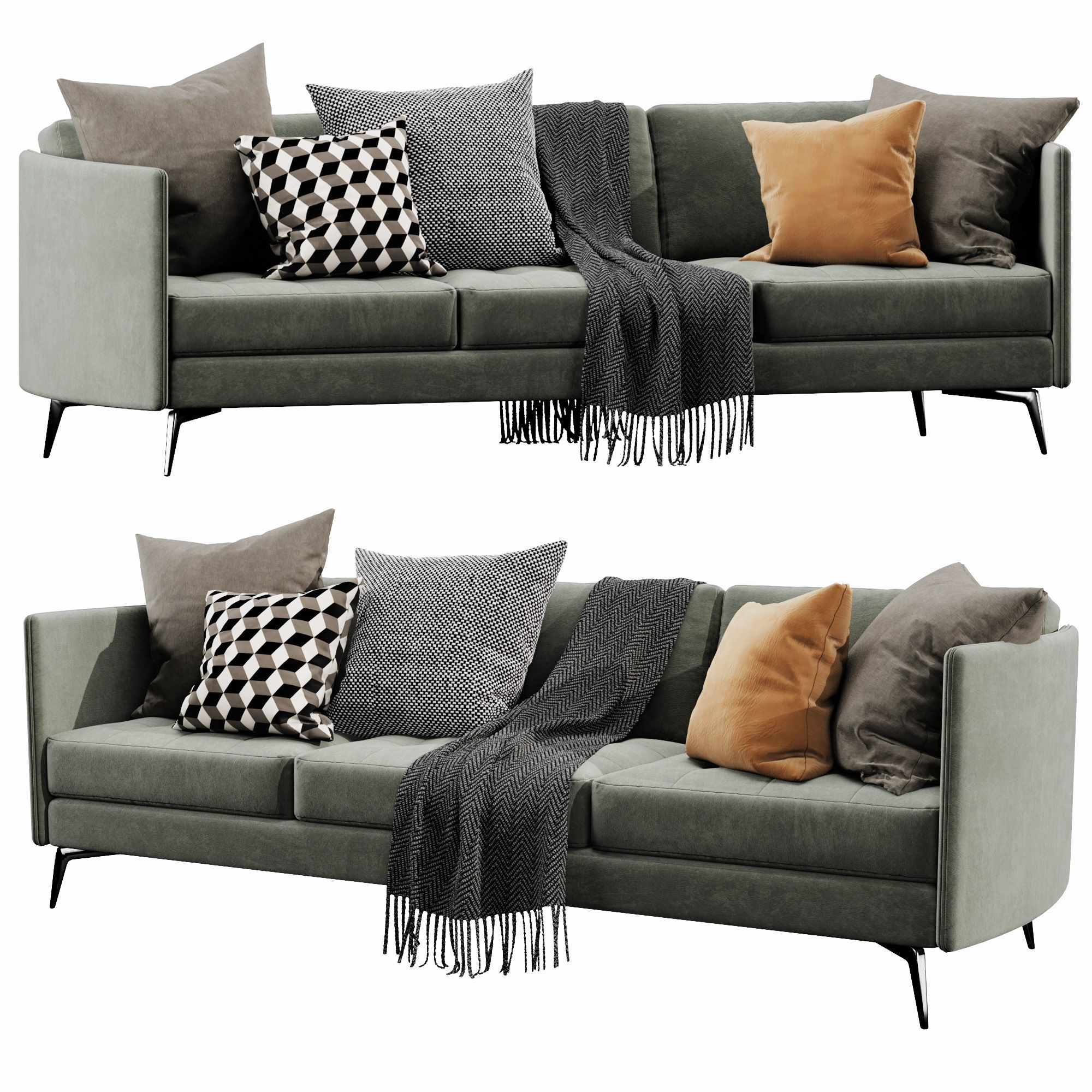 Boconcept osaka 3 seater 3D model_3