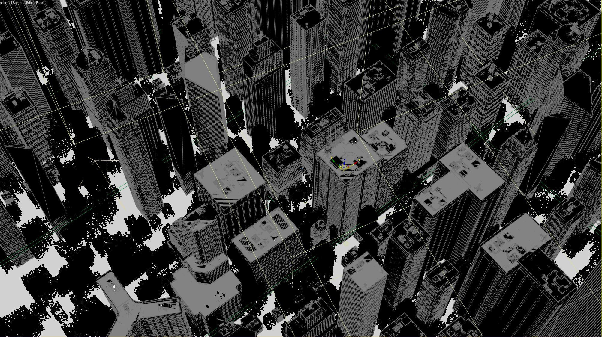 City Kitbash 3D model_17