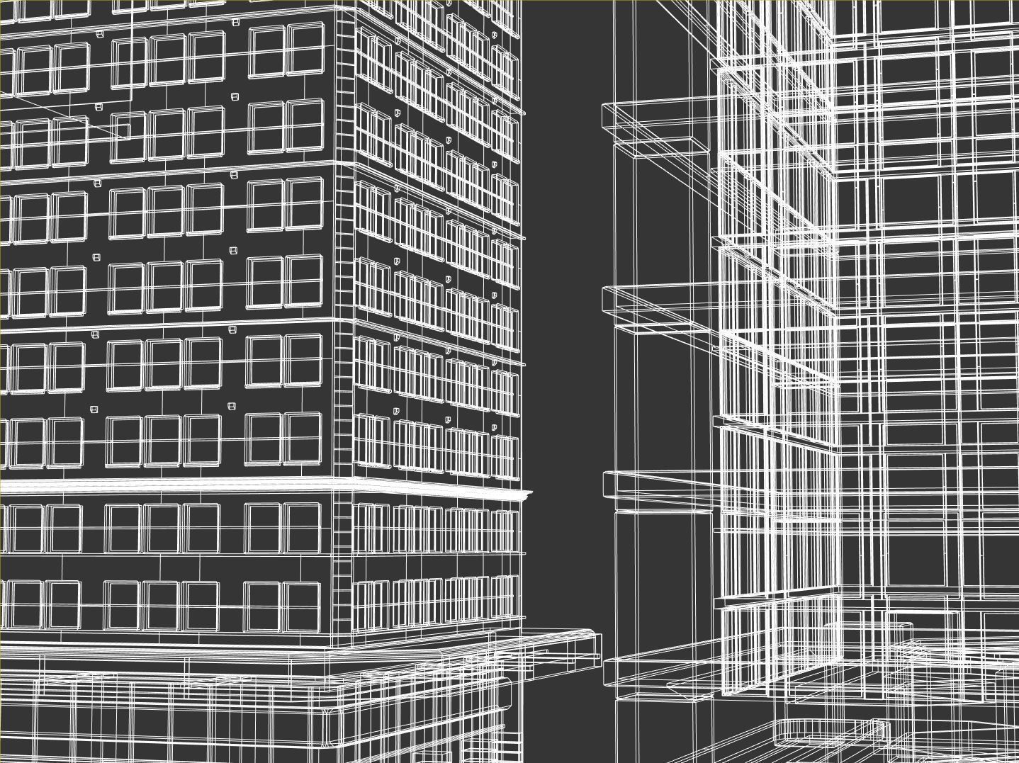 City Kitbash 3D model_3