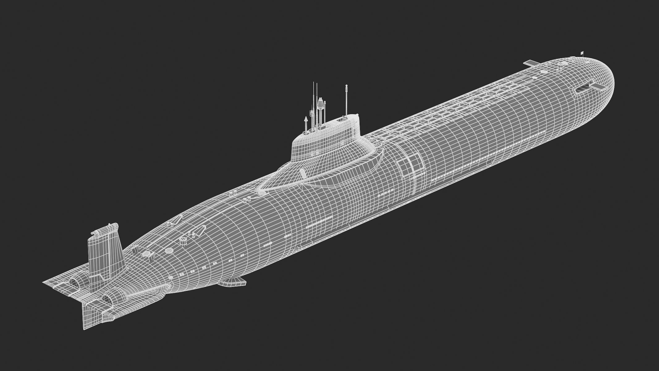 Typhoon-class Submarine 3D model_13