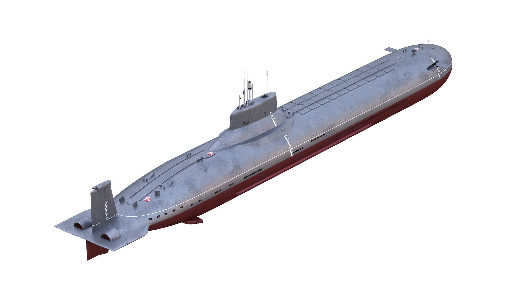 Typhoon-class Submarine 3D model_3