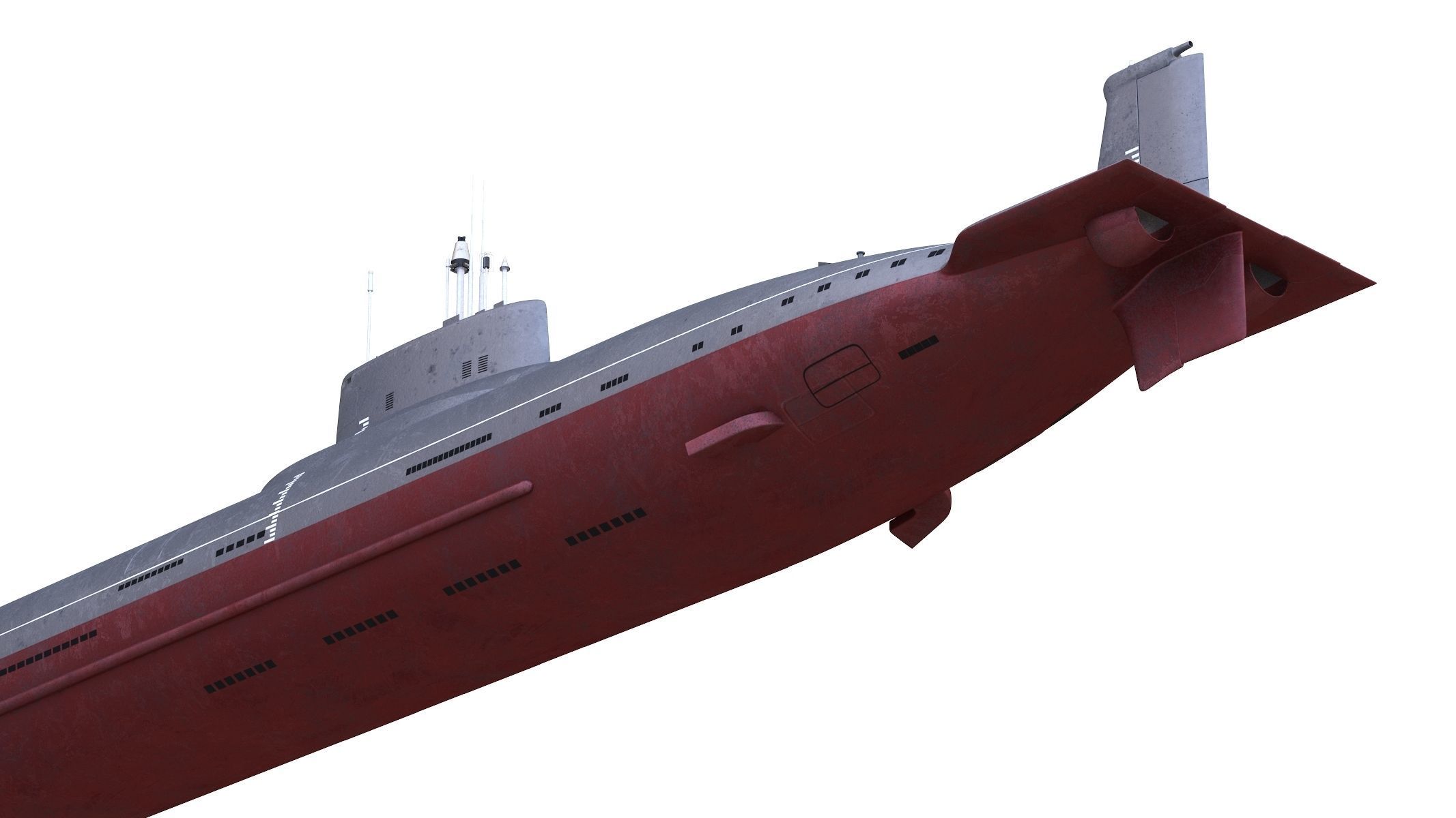 Typhoon-class Submarine 3D model_8