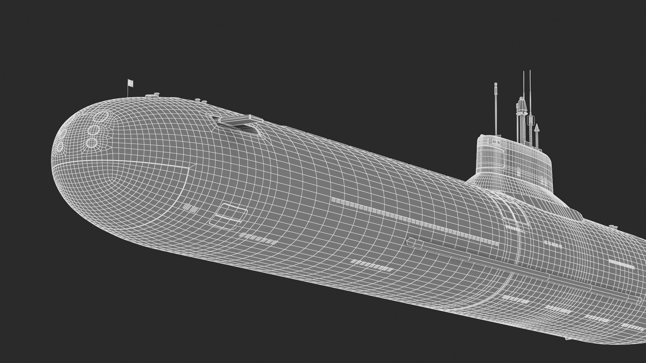 Typhoon-class Submarine 3D model_19