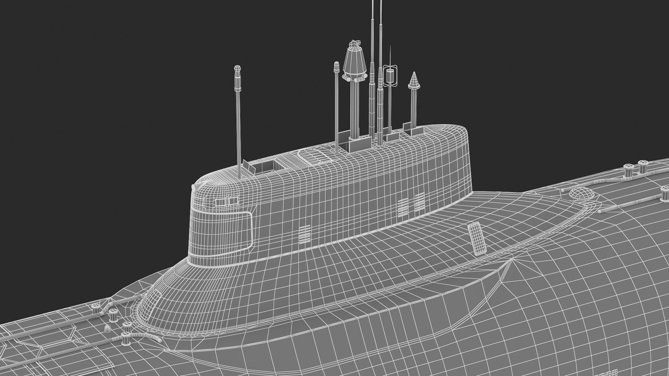 Typhoon-class Submarine 3D model_15