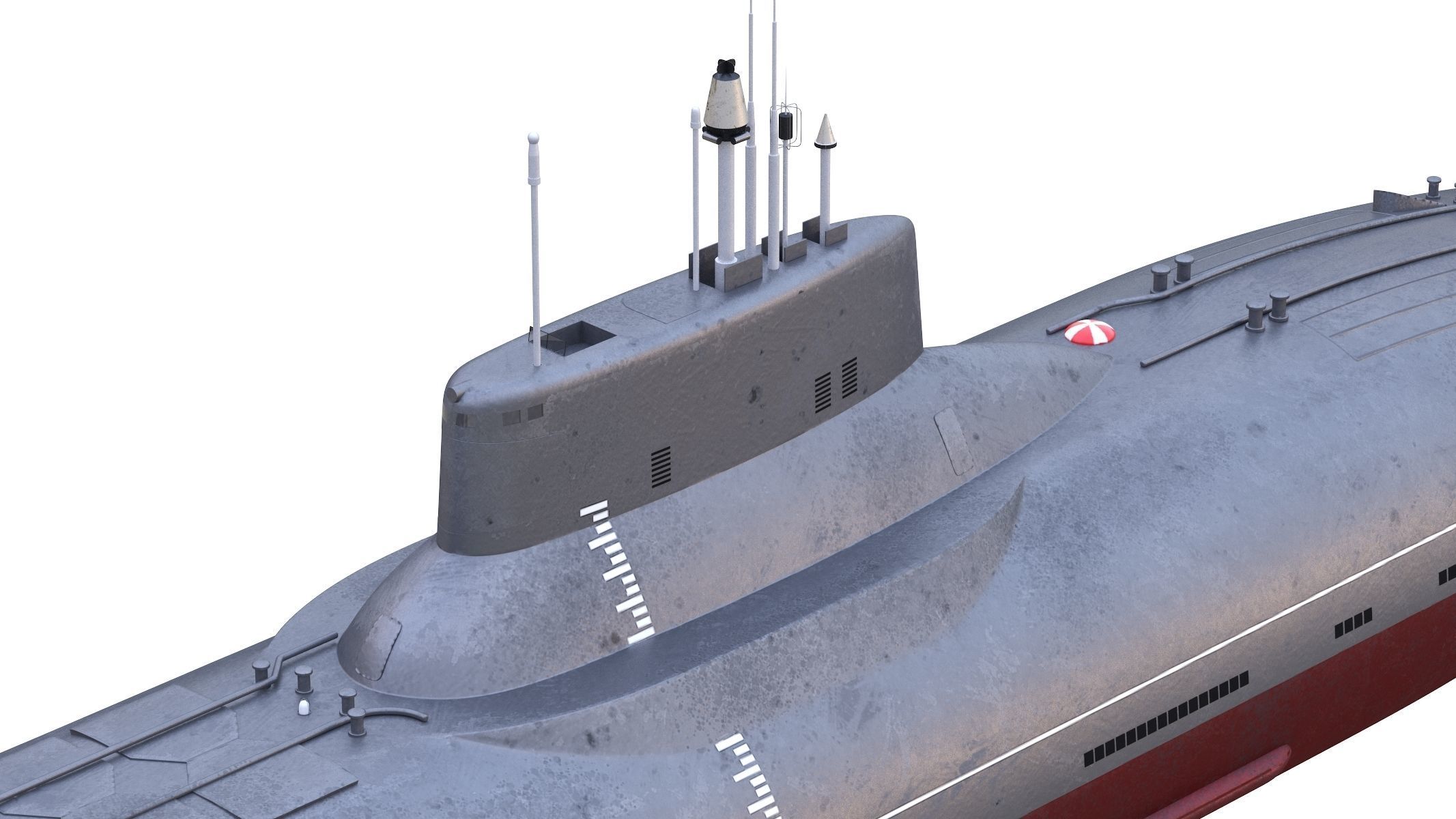 Typhoon-class Submarine 3D model_5