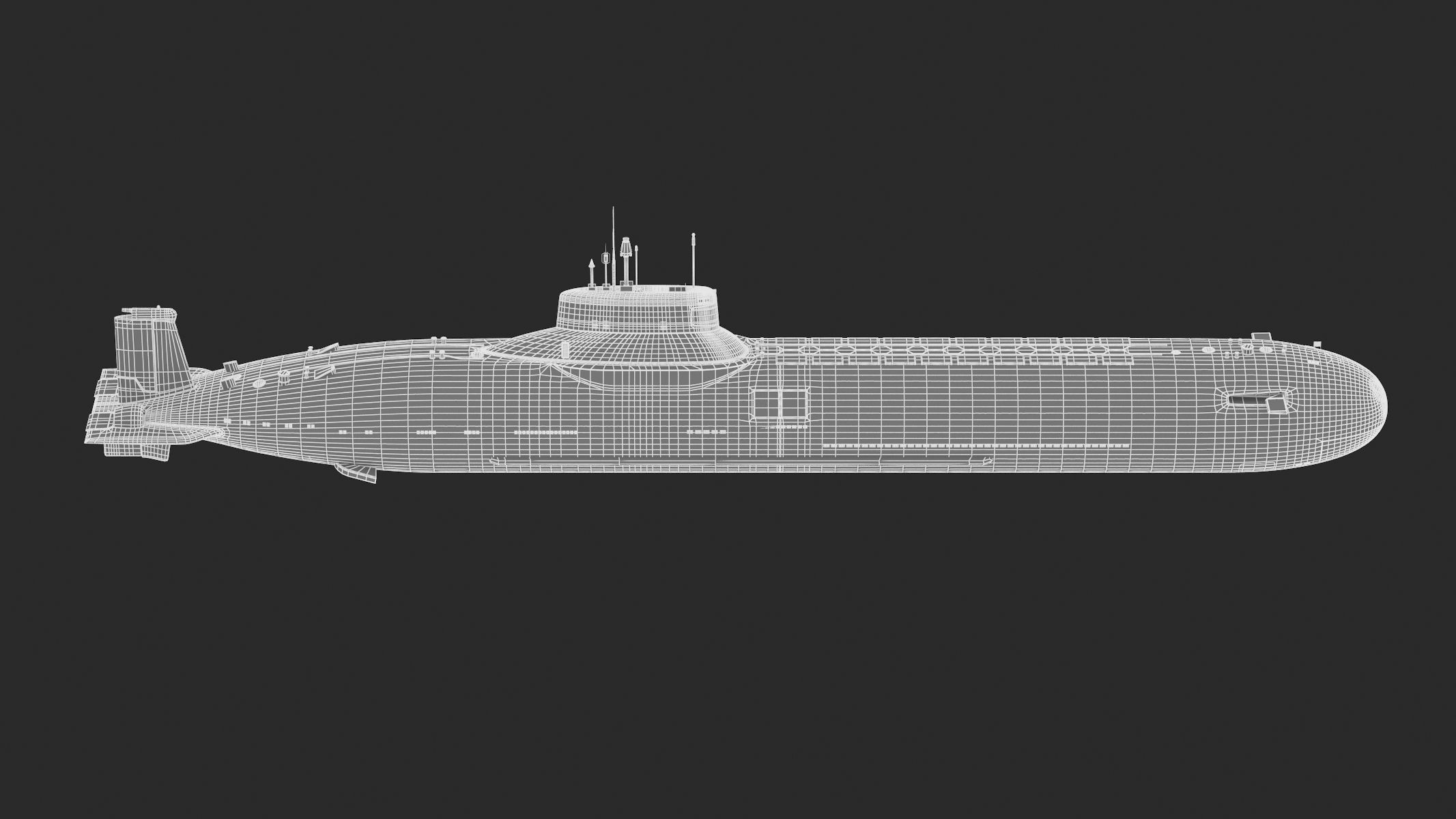 Typhoon-class Submarine 3D model_12