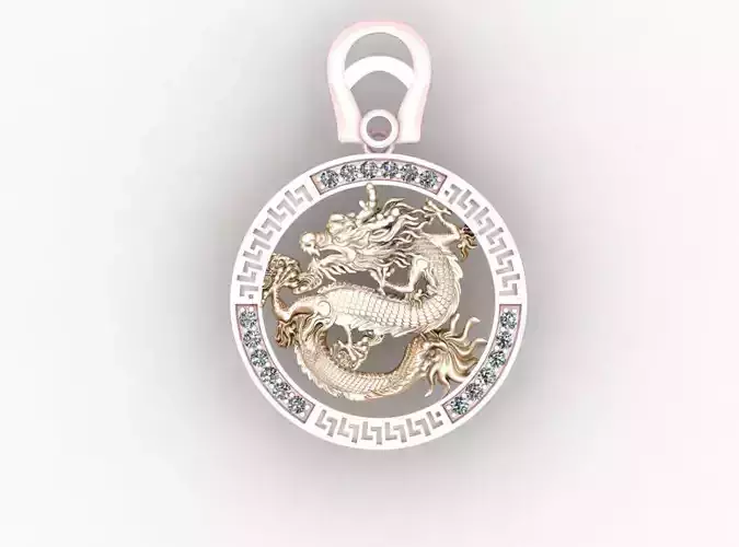 Dragon Pendants Print