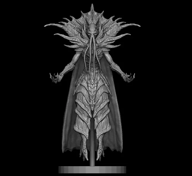 Mind Flayer Figure 3D model_0