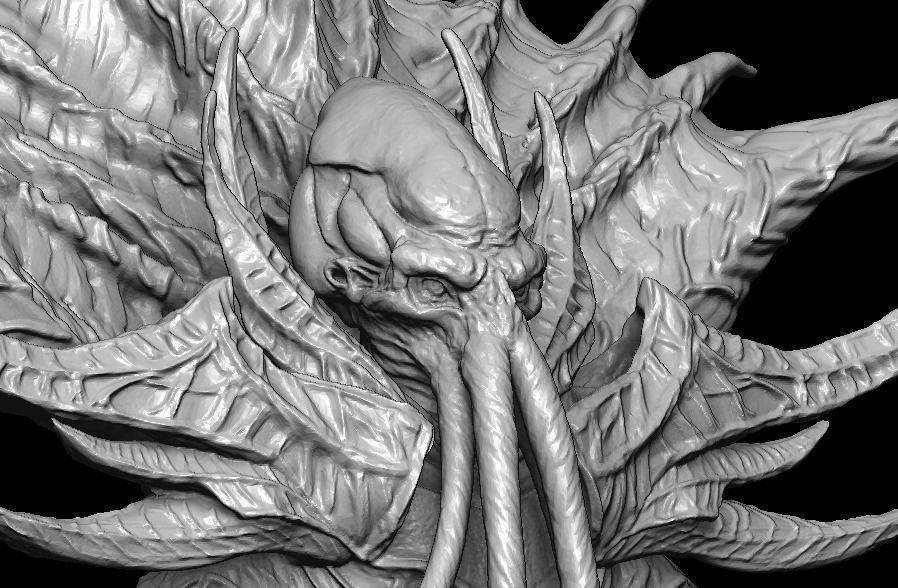 Mind Flayer Figure 3D model_5