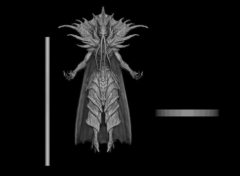 Mind Flayer Figure 3D model_6