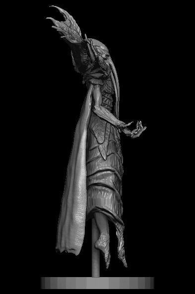 Mind Flayer Figure 3D model_2