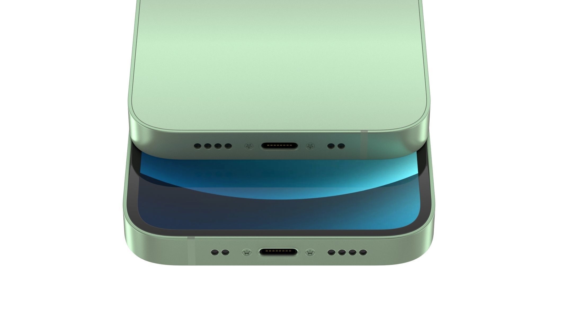 Apple iPhone 12 Mini Green 3D model_9