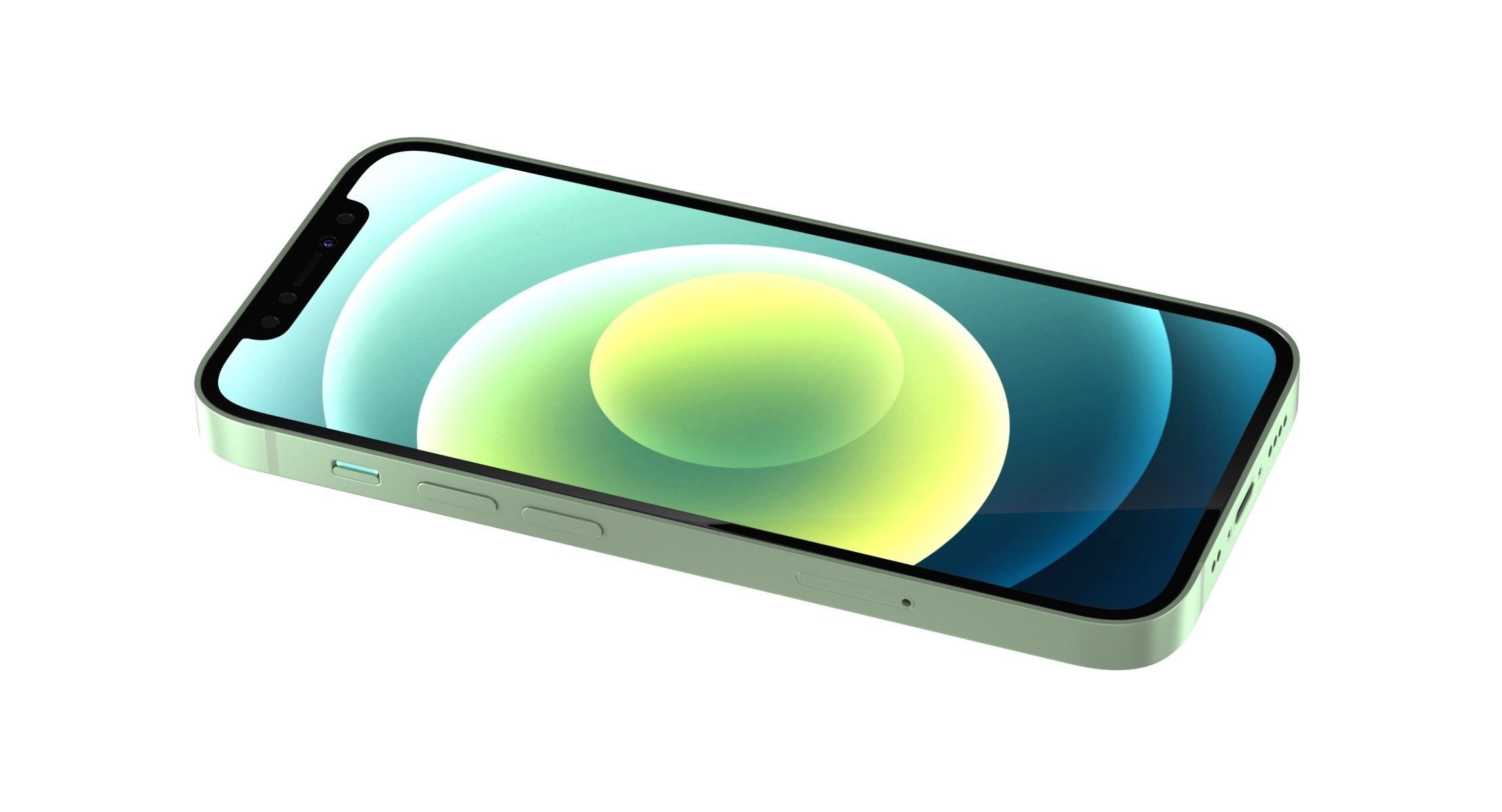 Apple iPhone 12 Mini Green 3D model_4