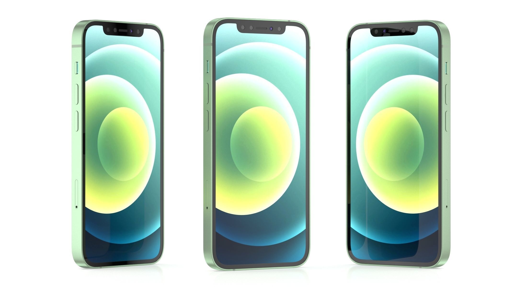 Apple iPhone 12 Mini Green 3D model_8