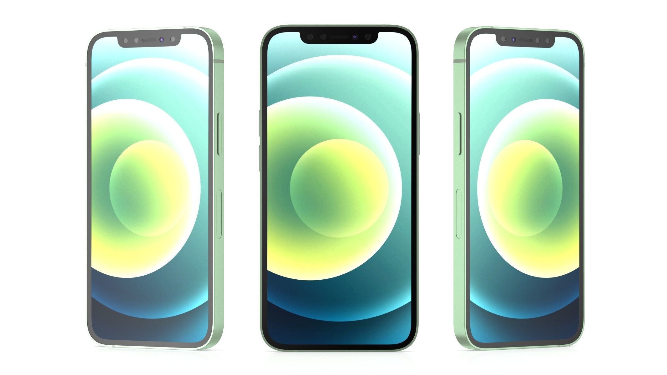 Apple iPhone 12 Mini Green 3D model_7