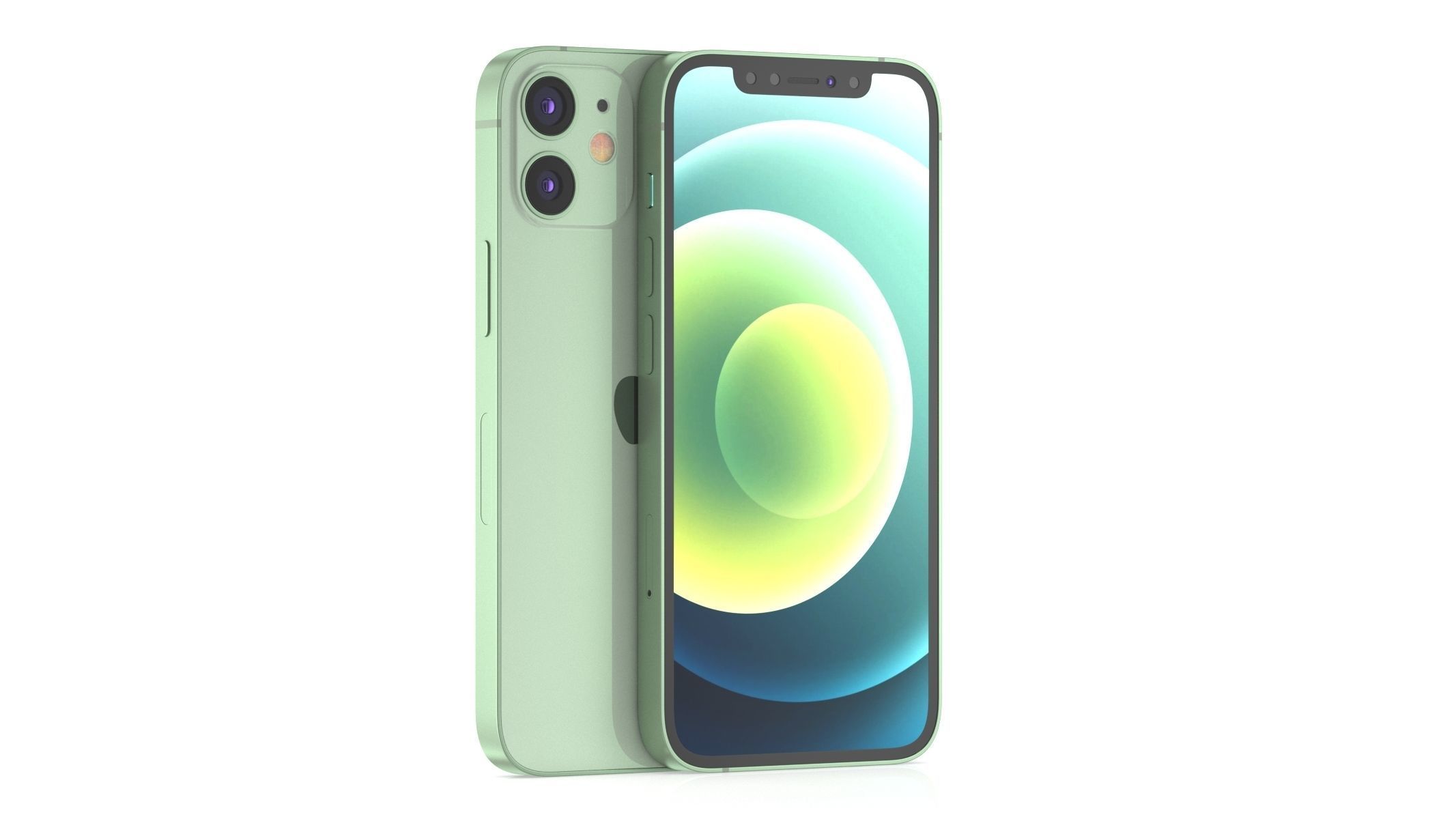 Apple iPhone 12 Mini Green 3D model_1