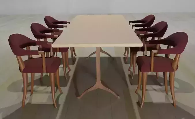 Dining set conference table with chairs